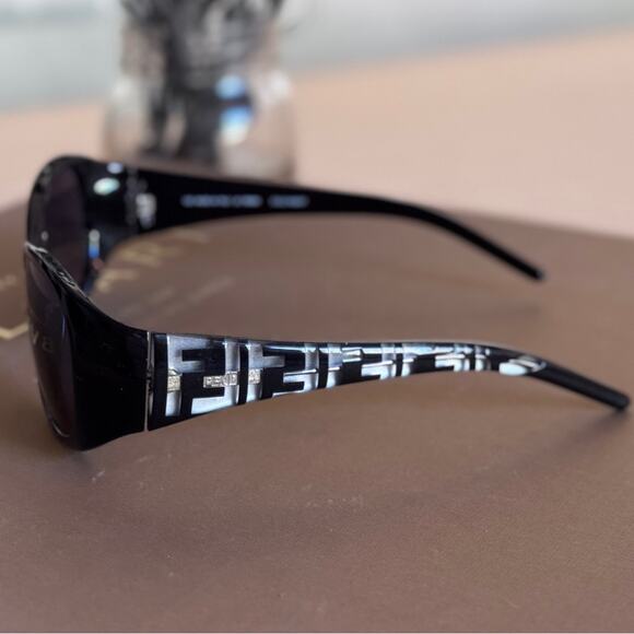 Fendi Accessories - Authentic Fendi vintage Y2K Black and Silver FF logo Sunglasses